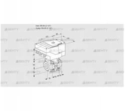 IFC365/65R05-40PPPP/40A2AR10-I (88303893) Регулирующий клапан с сервоприводом Kromschroder