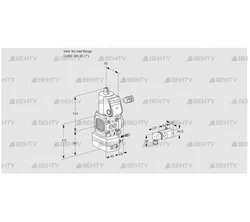 VAG1-/25R/NWAE (88019306) Газовый клапан с регулятором соотношения Kromschroder