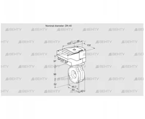 IBG40W05/40A2A (88301479) Дроссельная заслонка Kromschroder