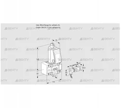 VAS1TW0/W25N/NQSR (88033930) Газовый клапан Kromschroder