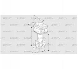 RV 2/DML10Q60E (86060597) Регулирующий клапан Kromschroder