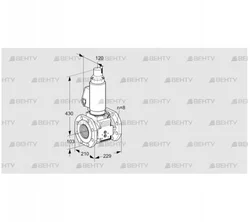 VAS8T100A05LQGLB/PP/PP (88206827) Газовый клапан Kromschroder