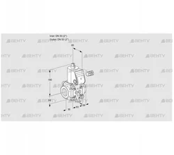 VAS350R/NQ (88007306) Газовый клапан Kromschroder