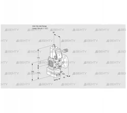 VAD2-/40F/NW-25A (88014075) Газовый клапан с регулятором давления Kromschroder