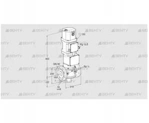 VK 80F10W5XA43D (85311066) Газовый клапан с приводом Kromschroder