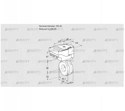 IBG40/25W05/40A2A (88301139) Дроссельная заслонка Kromschroder