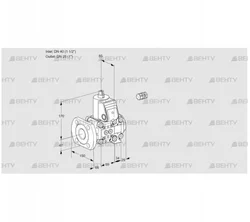 VAS2E40F/25R05NVWR/PP/PP (88102457) Газовый клапан Kromschroder