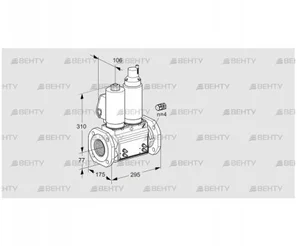 VCS665F05NLWGL3B/MMMM/MMMM (88206863) Сдвоенный газовый клапан Kromschroder