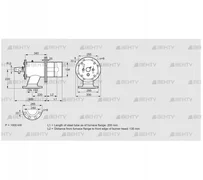 ZIO 200HM-200/135-(24)D (84277121) Газовая горелка Kromschroder