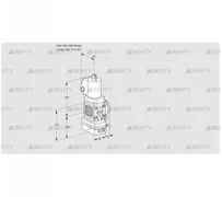 VAV1T-/15N/NQSLBK (88024149) Газовый клапан с регулятором соотношения Kromschroder