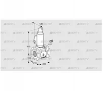 VAS8100F05LWSL3B/PP/MM (88204945) Газовый клапан Kromschroder