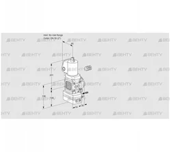 VAG3-/50R/NPGLAK (88027549) Газовый клапан с регулятором соотношения Kromschroder