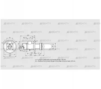 BIC 65/50HBR-100/235-(108)ER (84199112) Газовая горелка Kromschroder