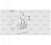 VCS2E25R/25R05NLQGR3/PPPP/PPPP (88104753) Сдвоенный газовый клапан Kromschroder