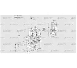 VCD1E25R/25R05D-25NWR/PPPP/PPBS (88106605) Регулятор давления Kromschroder