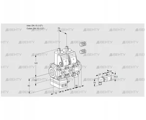 VCD1E15R/15R05D-25NVWR3/3-PP/PPPP (88107293) Регулятор давления Kromschroder