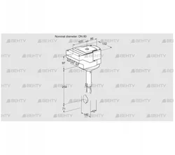 IBH80Z01A/20-60W3TR10 (88301096) Дроссельная заслонка Kromschroder