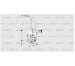 VAS250R/NQ (88000595) Газовый клапан Kromschroder