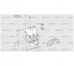 VCD1E25R/25R05ND-50WL3/PPPP/1--3 (88104411) Регулятор давления Kromschroder