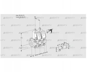 VCS2E50R/50R05NNWR/2--3/PPPP (88105030) Сдвоенный газовый клапан Kromschroder