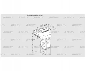 IBG40W05/20-60W3T (88302431) Дроссельная заслонка Kromschroder