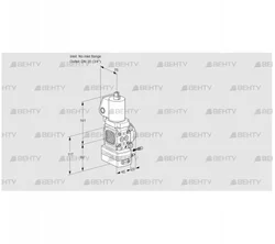 VAG1-/20R/NWGLAE (88020281) Газовый клапан с регулятором соотношения Kromschroder