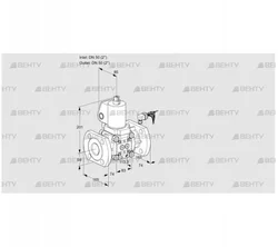 VAS350F/NQGL (88011344) Газовый клапан Kromschroder