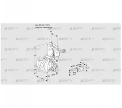 VAS240/-F/NWSR (88033056) Газовый клапан Kromschroder