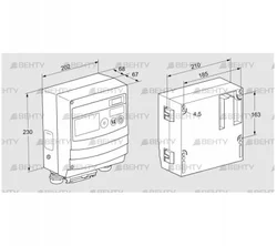 BCU465W2P3C0D1010K1E1-/LM400WF3O0E1- (88680188) Блок управления горением Kromschroder