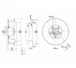 Центробежный вентилятор ebmpapst R4E310AR0601