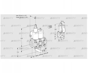 VCD2E40R/40R05LD-100WL/BSPP/PPPP (88105945) Регулятор давления Kromschroder