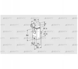 DG 500VC6-6W (84448520) Датчик-реле давления газа Kromschroder