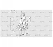 VCS2E50R/40R05NLWGR3/PPPP/PPPP (88106981) Сдвоенный газовый клапан Kromschroder