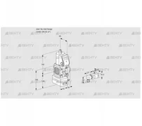 VAD3-/50R/NW-100A (88026267) Газовый клапан с регулятором давления Kromschroder