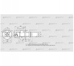 BIC 80RB-600/635-(6)E (84032071) Газовая горелка Kromschroder