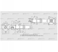 BIC 100RBL-300/335-(111)E (84033340) Газовая горелка Kromschroder