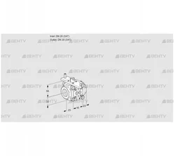 VFC1T20/20N05-20PPPP (88300736) Регулирующий клапан Kromschroder