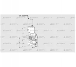 VAG2T-/40N/NQSLAA (88008049) Газовый клапан с регулятором соотношения Kromschroder