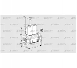 VCS780F05NNWL3B/MMMM/MMMM (88207274) Сдвоенный газовый клапан Kromschroder