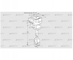 IBHR100Z01A/40A2AR10 (88302868) Дроссельная заслонка Kromschroder