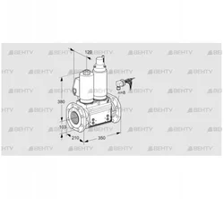 VCS8100F05NLWSLB/PPPP/PPPP (88203805) Сдвоенный газовый клапан Kromschroder