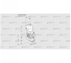 VAD1T-/15N/NQGL-100B (88033082) Газовый клапан с регулятором давления Kromschroder