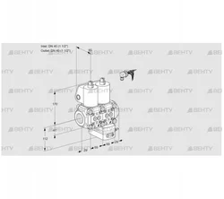 VCG2E40R/40R05NGNKL/PPPP/PPPP (88104134) Клапан с регулятором соотношения Kromschroder