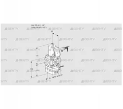 VAG240R/NQAE (88019398) Газовый клапан с регулятором соотношения Kromschroder