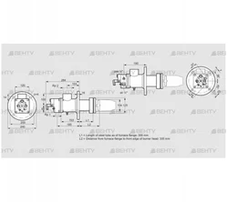 BIC 100HBL-300/335-(49)E (84033142) Газовая горелка Kromschroder