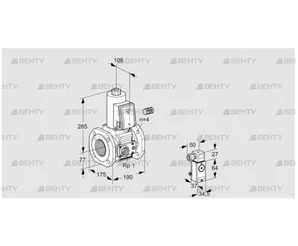 VAS665F05NW3E/EP/P3 (88206914) Газовый клапан Kromschroder