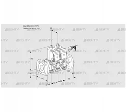 VCS2E40F/40F05NNWR3/PPPP/PPPP (88101344) Сдвоенный газовый клапан Kromschroder