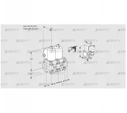 VCS1E20R/20R05NNWL/PPBY/PPPP (88100820) Сдвоенный газовый клапан Kromschroder