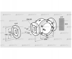 GFK 65F60-6 (81942103) Газовый фильтр Kromschroder