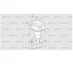 RV 2/CML10Q60E (86060596) Регулирующий клапан Kromschroder